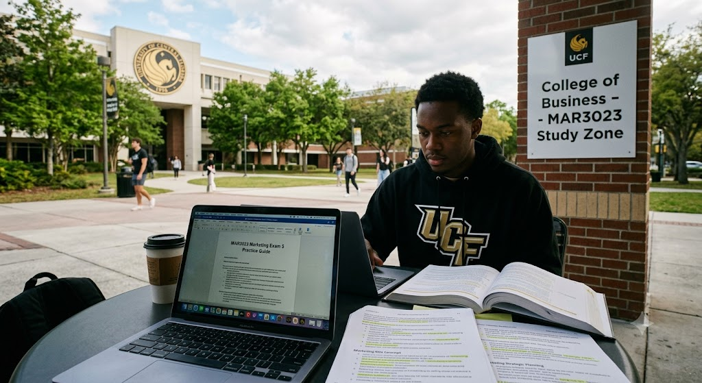 University of Central Florida (UCF) MAR3023 Marketing Exam 5 Practice Exam Banner