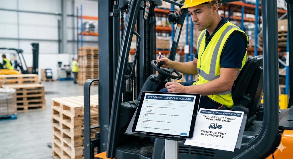 CPC Forklift Truck Banner