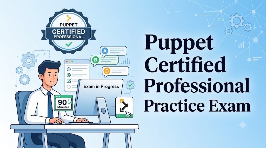 Puppet Certified Professional Practice Exam Banner