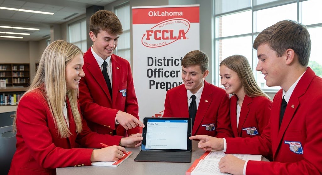 Oklahoma FCCLA District Officer Practice Test Banner