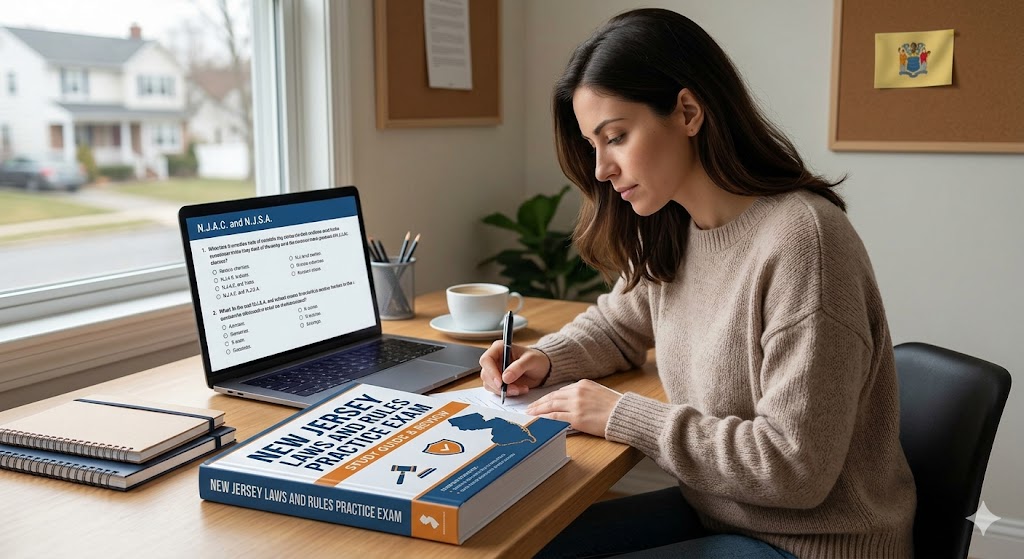 New Jersey Laws and Rules Practice Exam Banner