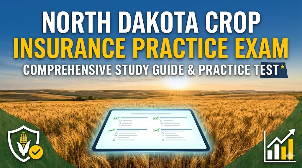 North Dakota Crop Insurance Practice Exam Banner
