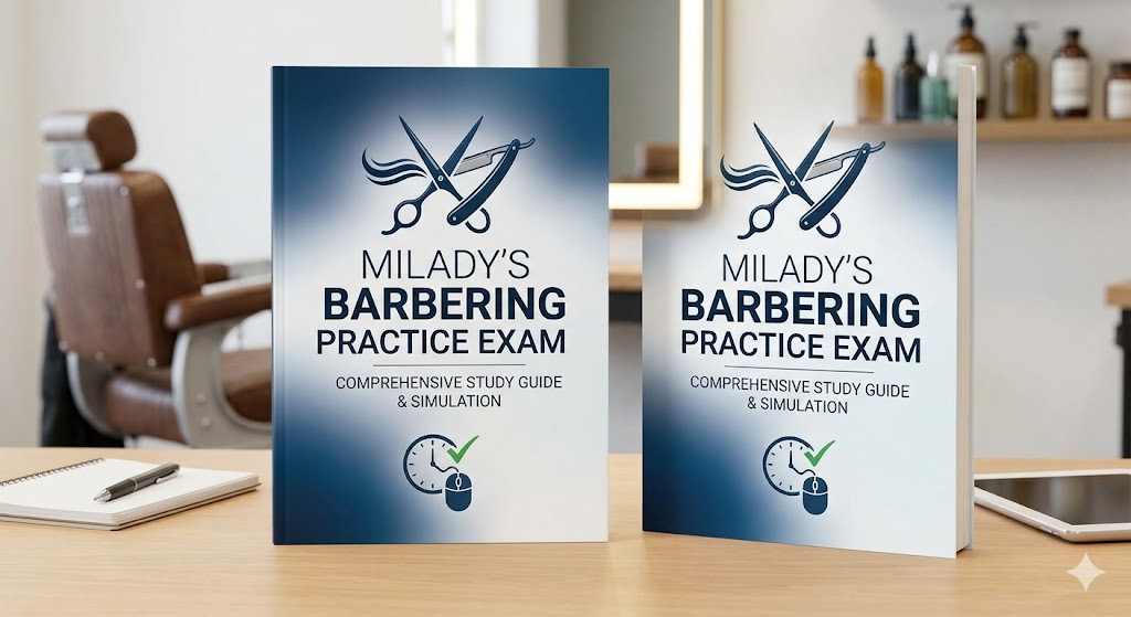 Milady's Professional Barbering Practice Test Banner