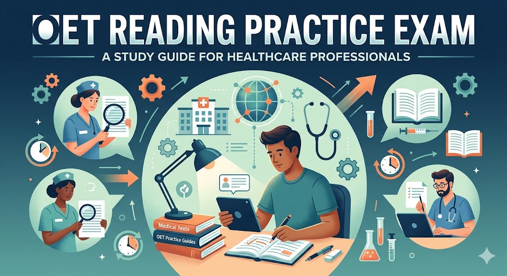 OET Reading Practice Exam Banner