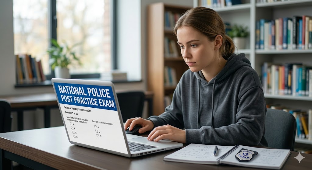 National Police POST Practice Exam Banner