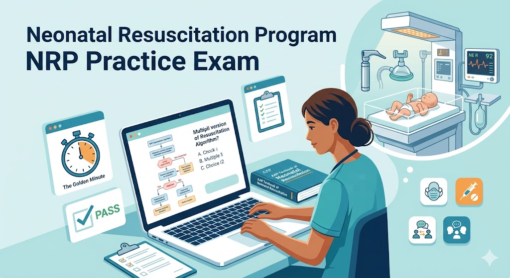 Neonatal Resuscitation Program NRP Practice Exam Banner