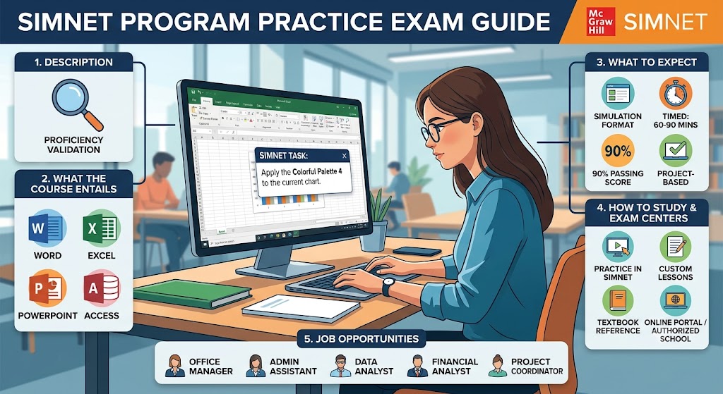 SimNet Program Practice Exam Guide Banner