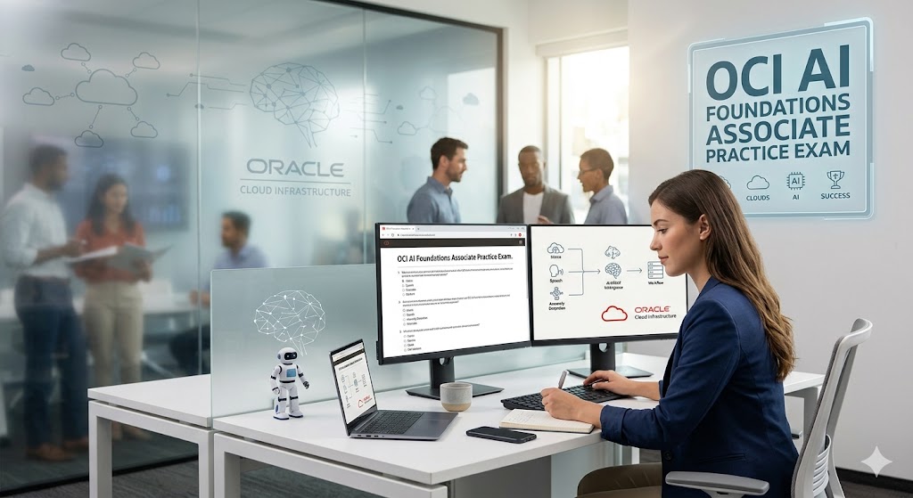 Oracle Cloud Infrastructure (OCI) AI Foundations Associate Practice Exam Banner