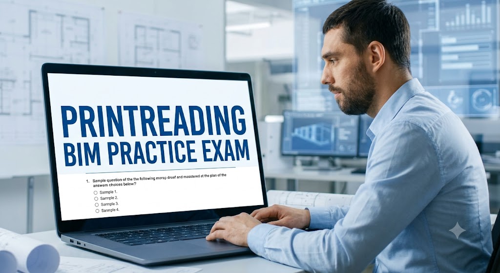 Printreading BIM Practice Test Banner