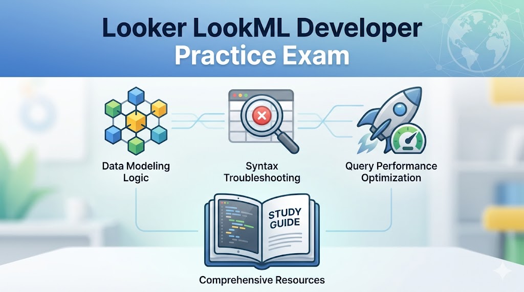 Looker LookML Developer Practice Test Banner