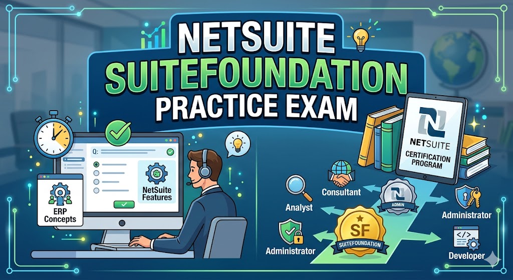 NetSuite Suite Foundation Certification Practice Exam Banner