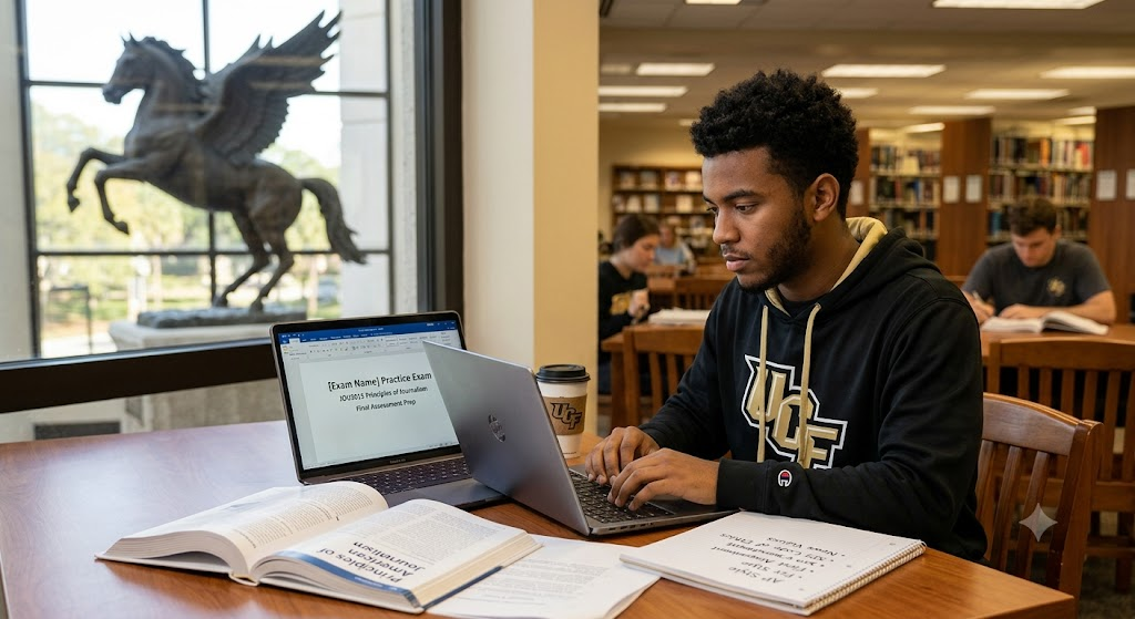 University of Central Florida (UCF) JOU3015 Principles of Journalism Final Practice Exam Banner