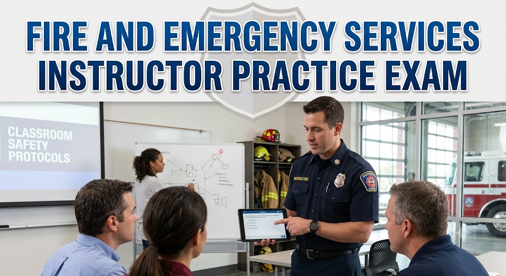 Fire and Emergency Services Instructor Practice Exam Banner