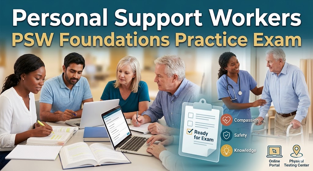 Personal Support Workers (PSW) Foundations Practice Exam Banner