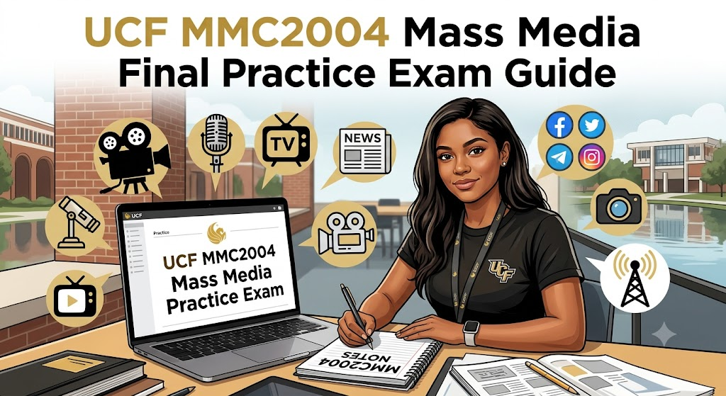 University of Central Florida (UCF) MMC2004 Mass Media Final Practice Exam Banner