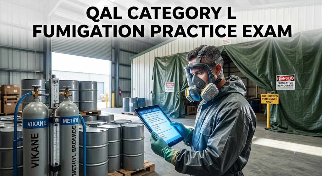 Qualified Applicator License (QAL) Category L – Fumigation Practice Test Banner
