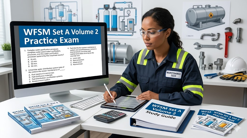 Water and Fuel Systems Maintenance (WFSM) Set A Volume 2 Practice Test Banner