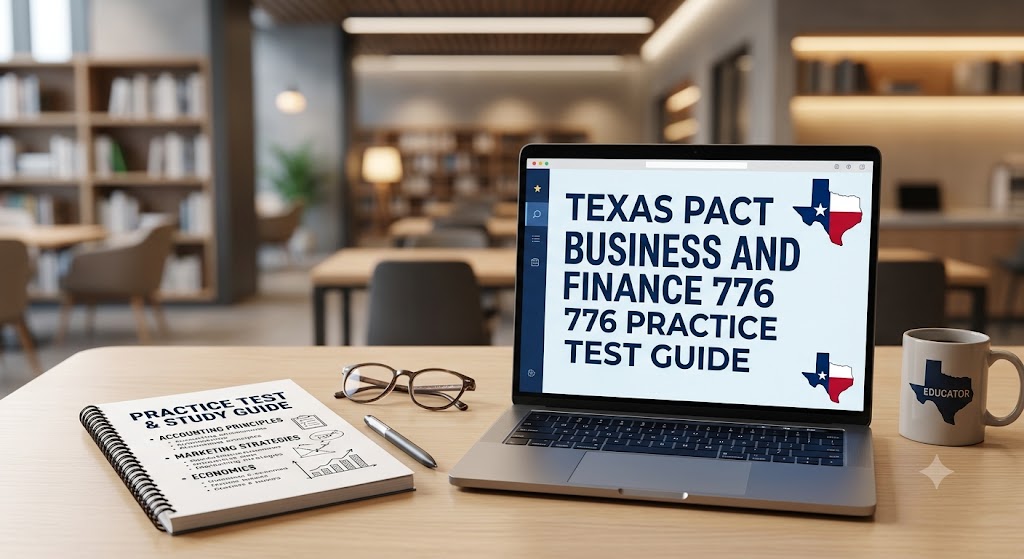 Texas PACT Business and Finance 776 Practice Test Banner