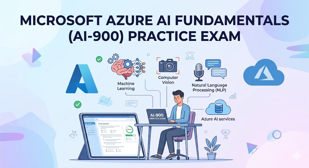 Microsoft Azure AI Fundamentals (AI-900) Practice Exam Banner