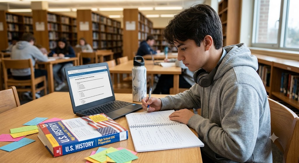 U.S. History High School EOC Practice Exam Banner