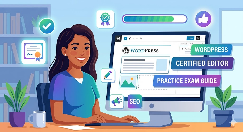 Wordpress Certified Editor Practice Exam Banner