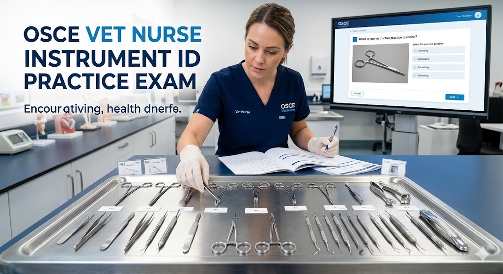 OSCE Vet Nurse Instrument ID Practice Exam Banner
