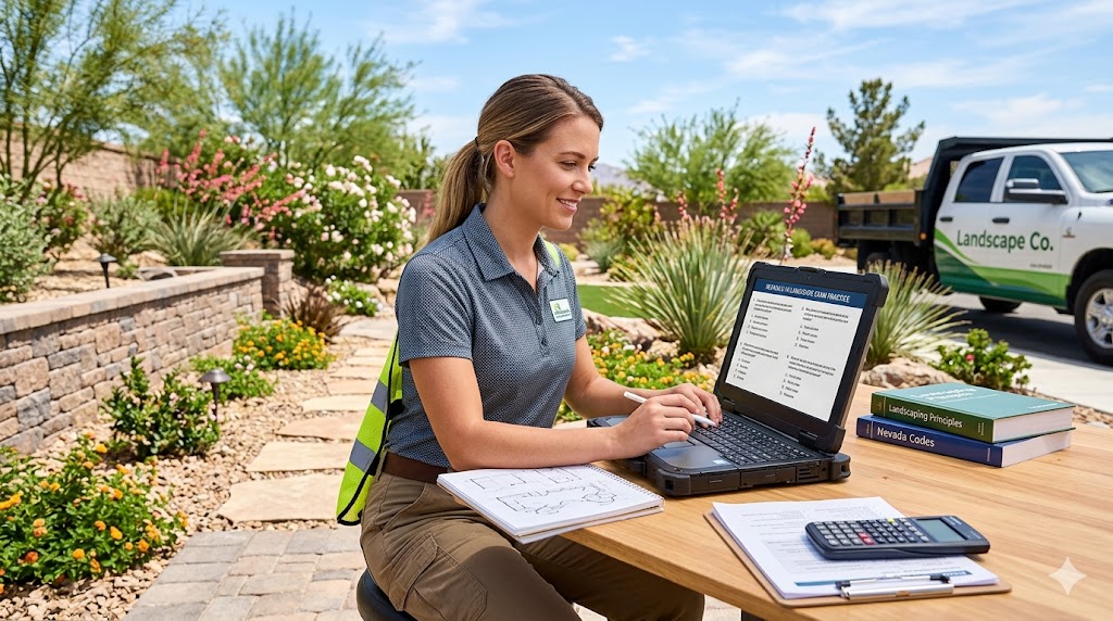 Nevada C-10 Landscape Exam Practice Banner
