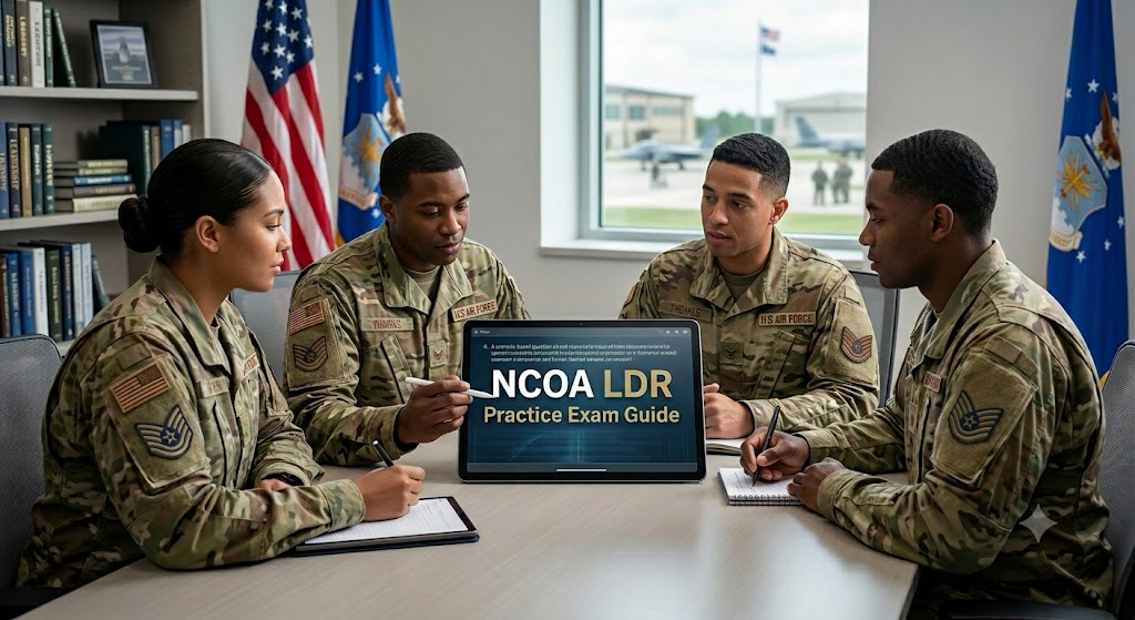 NCOA Leadership Development Requirements (LDR) Practice Exam Banner