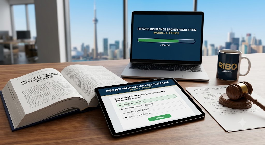 RIBO Act Information Practice Exam Banner
