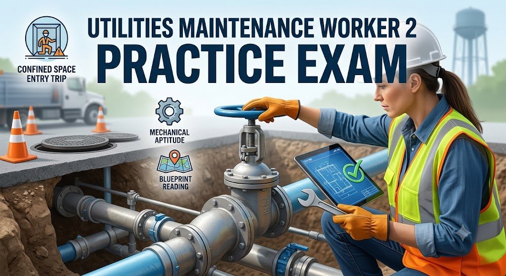 Utilities Maintenance Worker 2 Practice Test Banner