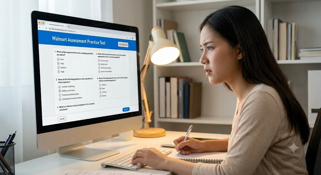 Walmart Assessment Practice Test Banner