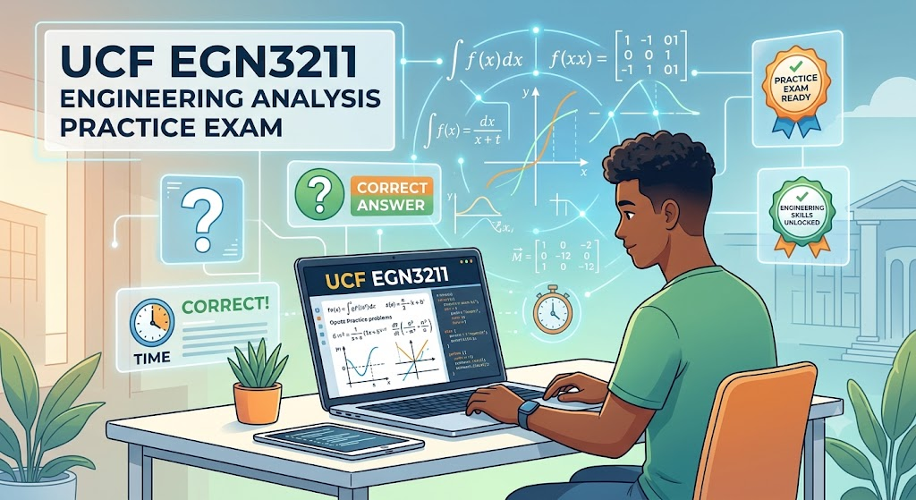 University of Central Florida (UCF) EGN3211 Engineering Analysis and Computation Practice Exam Banner