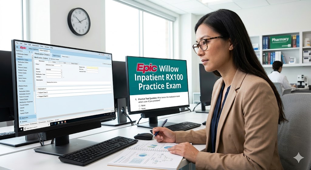 Epic Willow Inpatient RX100 Practice Test Banner