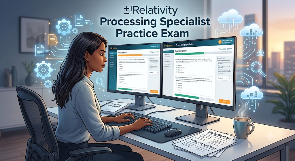 Relativity Web Processing Practice Exam Banner
