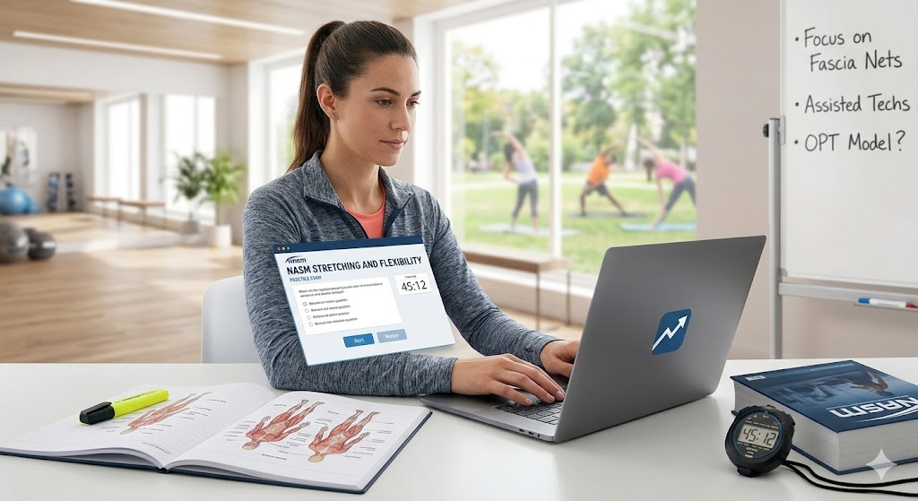 NASM Stretching and Flexibility Certification Practice Test Banner