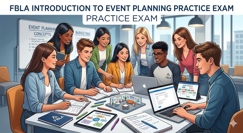 FBLA Introduction To Event Planning Practice Test Banner