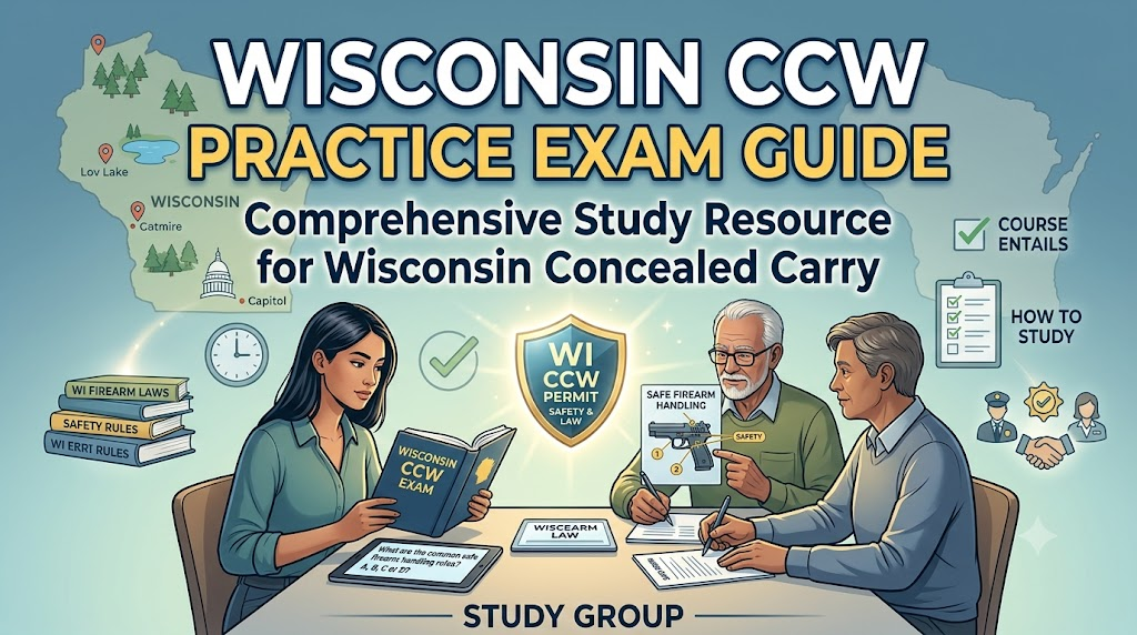 Wisconsin Concealed Carry Weapon (CCW) Practice Exam Banner