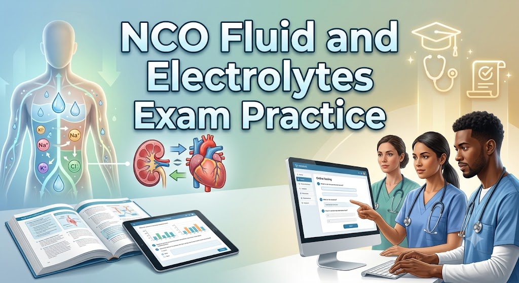 NCO Fluid and Electrolytes Practice Exam Banner