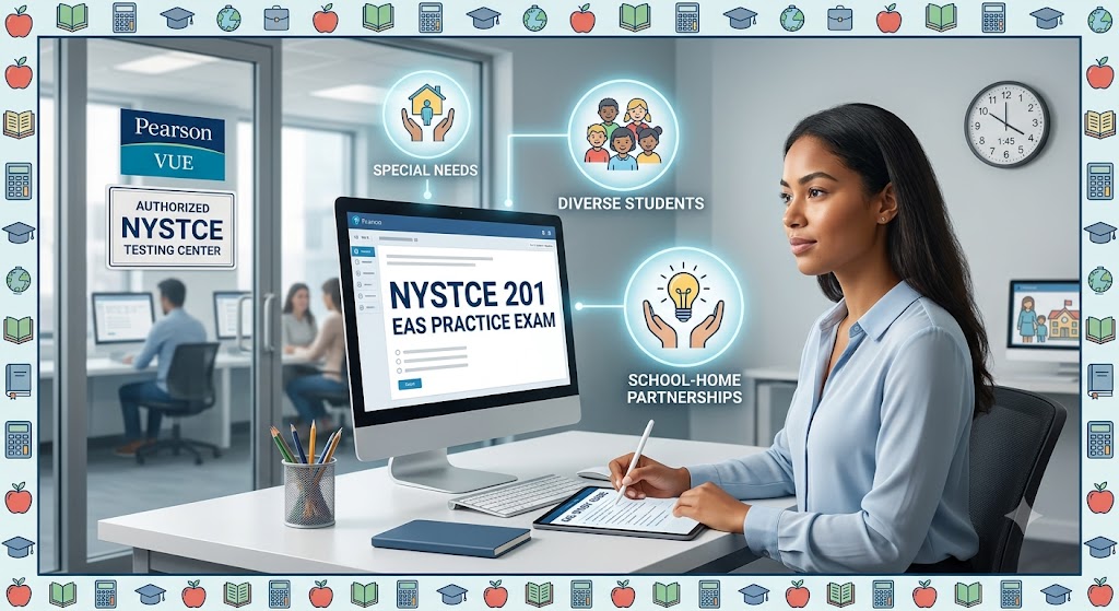 NYSTCE 211 – Literacy and English Language Arts (Early Childhood: Birth to Grade 2) Practice Test Banner