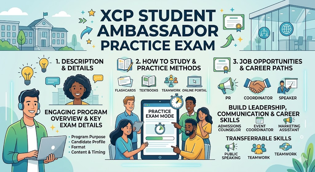 XCP Student Ambassador Practice Test Banner