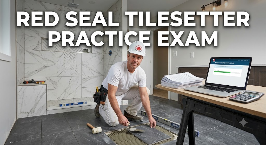 Red Seal Tilesetter Practice Exam Banner