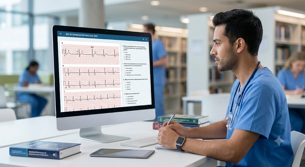 Rapid Interpretation of EKGs Practice Test Banner