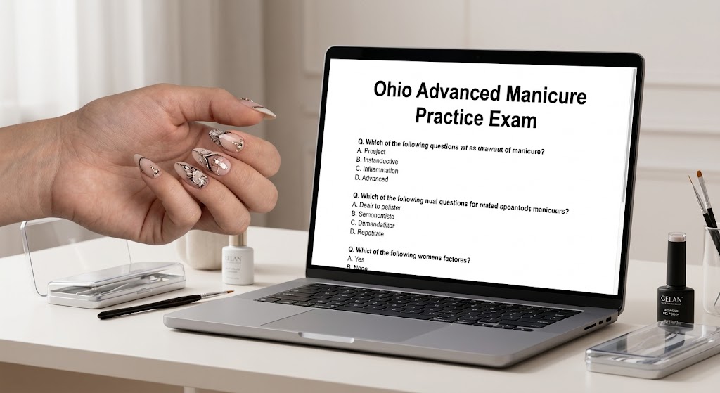 Ohio Advanced Manicure Practice Exam Banner