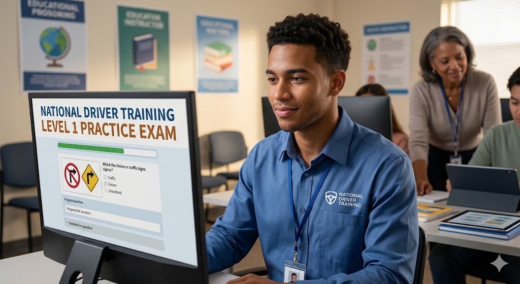 Level 1 Driver Practice Test Banner