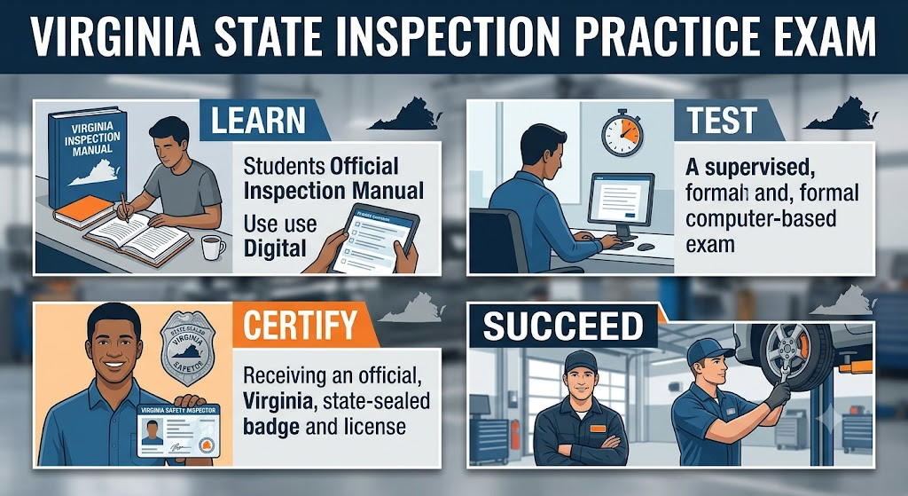 Virginia State Inspection Practice Test Banner
