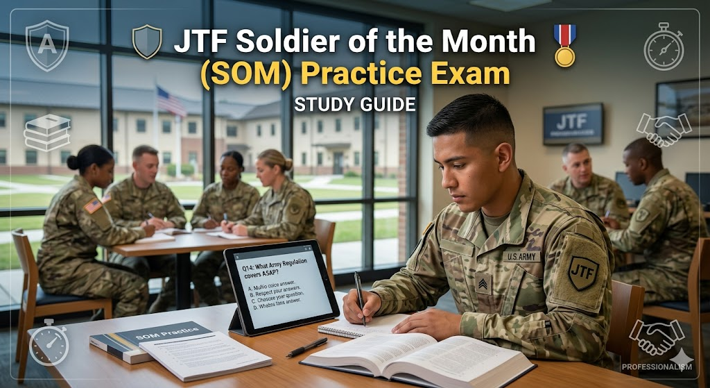 JTF Soldier of the Month (SOM) Practice Exam Banner