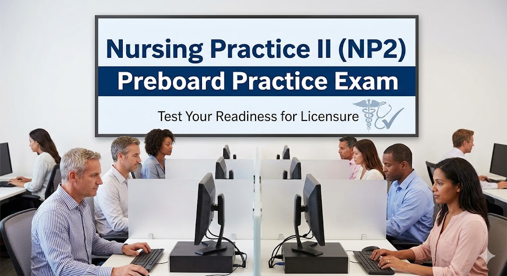 Nursing Practice II (NP2) Preboard Practice Exam Banner