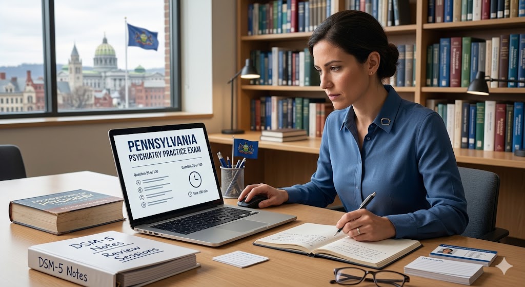 Pennsylvania Psychiatry Practice Exam Banner