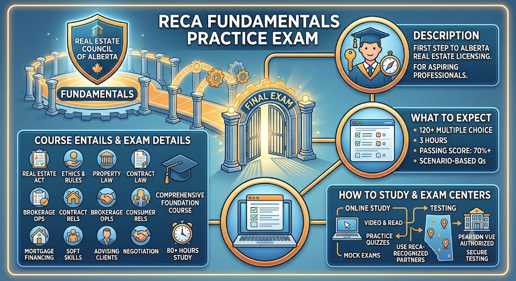 RECA Fundamentals Practice Exam Banner