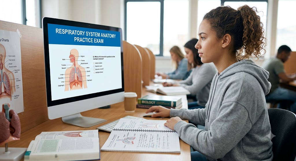 Respiratory System Anatomy Practice Test Banner
